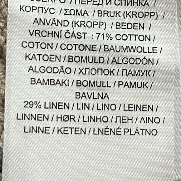 Lauren Ralph Lauren Fair Isle Linen-Blend Skirt Size L - Picture 9 of 9